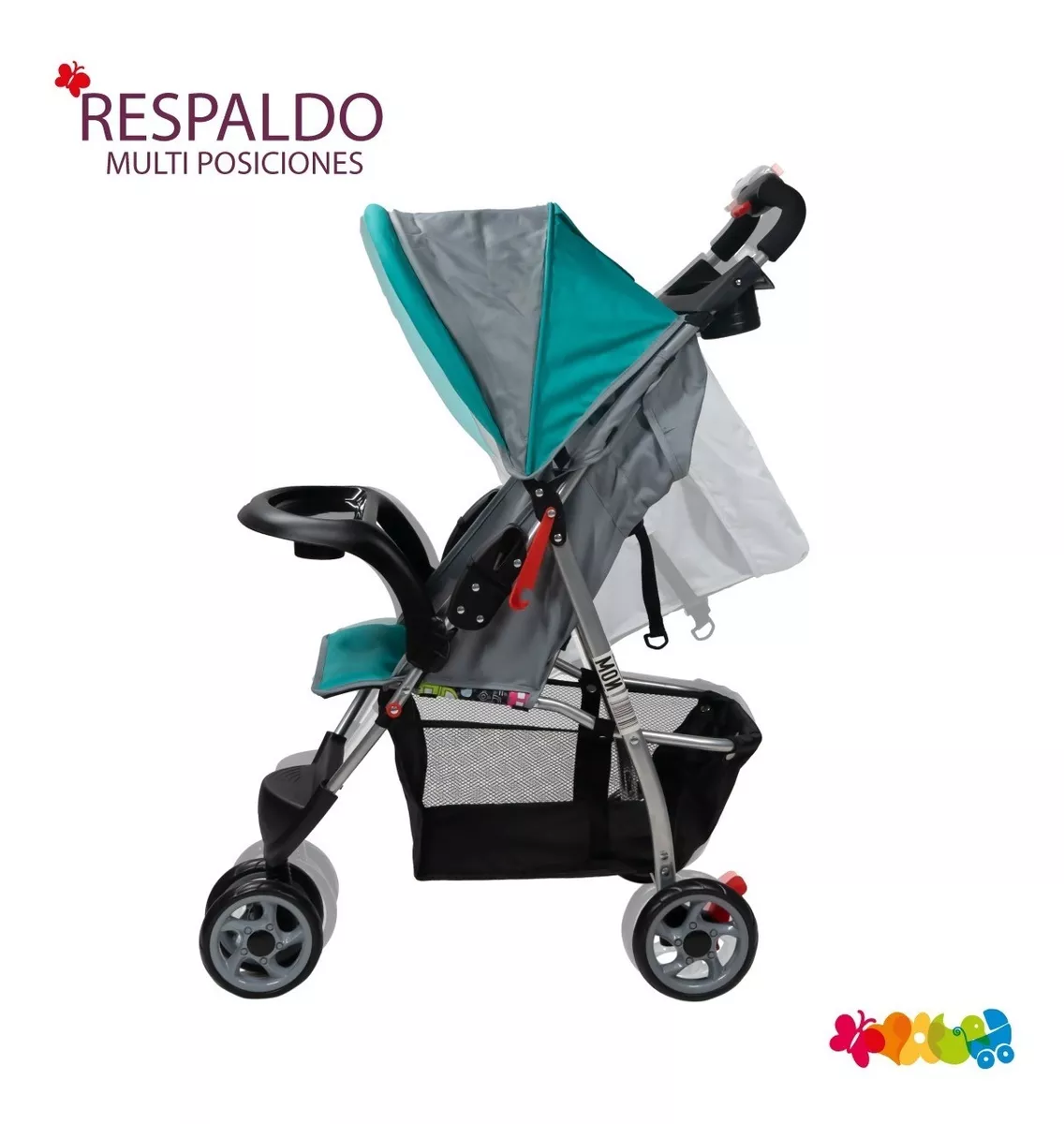 Foto 4 pulgar | Carriola Trendy Kids Jet Azul Reclinable con Canastilla