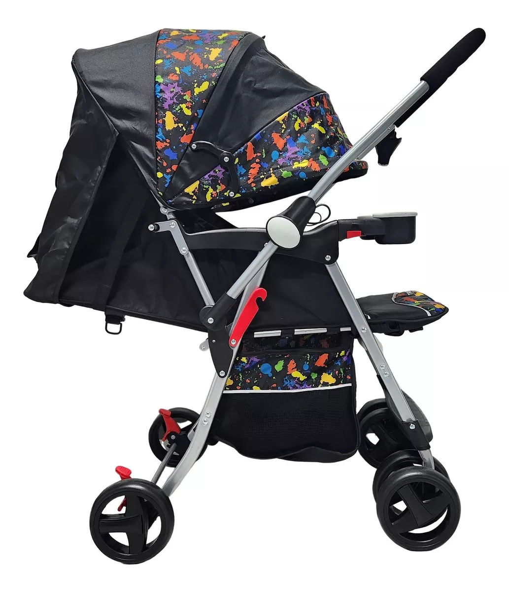 Foto 1 | Carriola Trendy Kids Negra Reversible