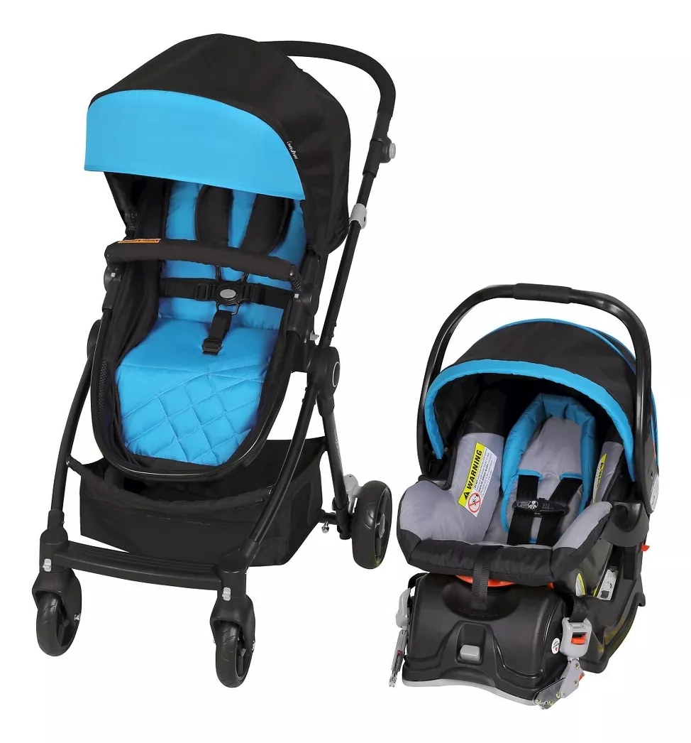 Foto 1 | Carriola Baby Trend Azul City Clicker Lx Portabebe Latch