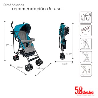 Foto 5 | Carriola de Bastón D' bebé Carry Bebé Jade