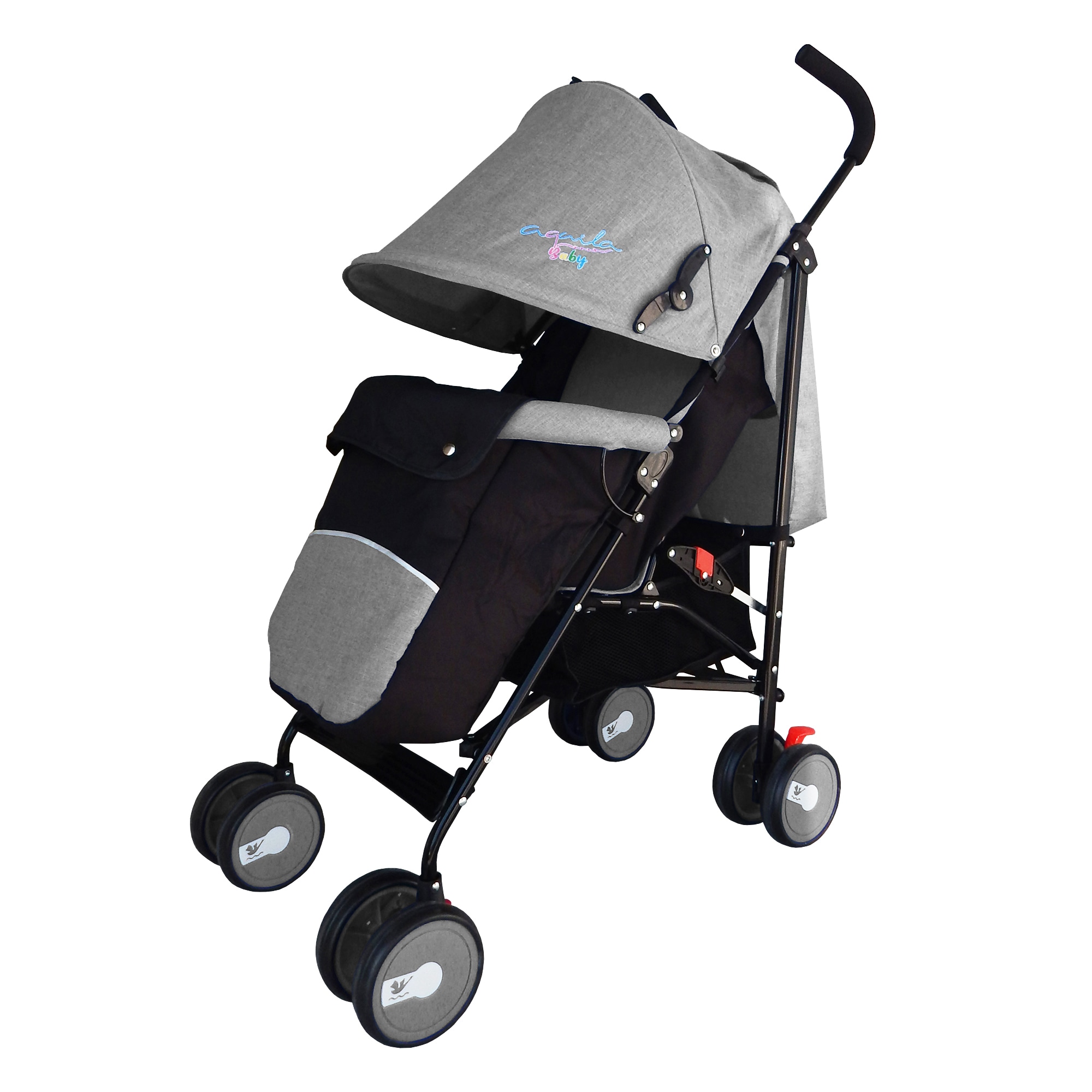 Carriola Plegable Aquila Gris con Cubre-pies para Bebés hasta 15 Kg $1,359