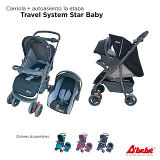 Foto 7 | Sistema de Viaje D'Bebé Star Baby Negra