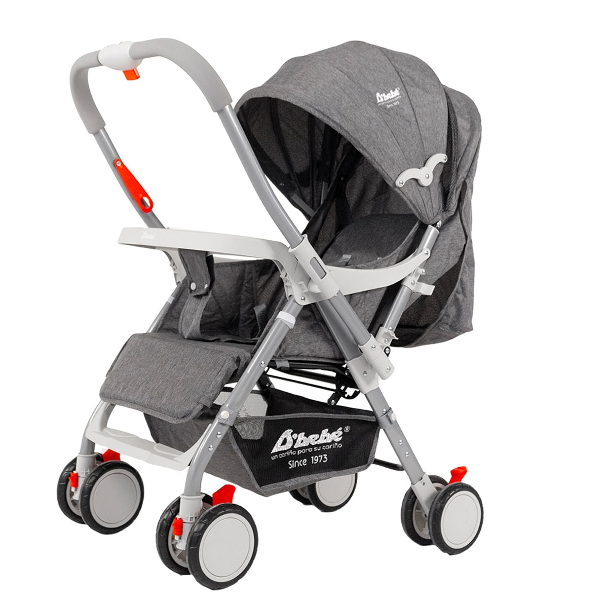 Carriola Reversible D'Bebé  Baby BM Gris $1,379