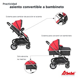 Foto 5 | Sistema de Viaje D'Bebé Crown Roja