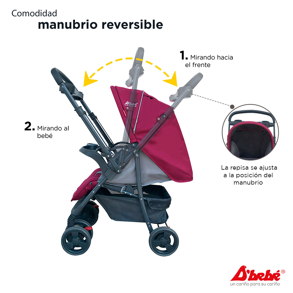 Foto 4 pulgar | Sistema de Viaje D'bebé Star Baby Rosa