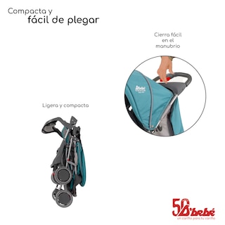 Foto 3 | Carriola D' bebé Citi Azul