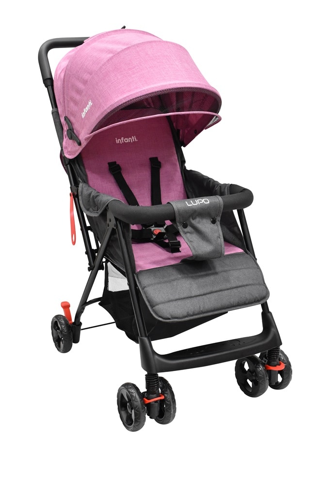 Carriola Luppo Infanti Reclinable Rosa $1,599