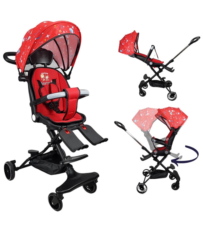Carriola Giratoria con Frenos y Plegable $1,699
