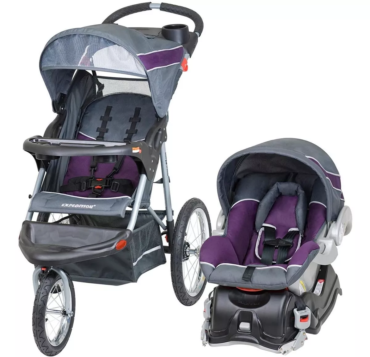 Carriola Baby Trend Expedition Jogger Llantas Aire + Portabebé