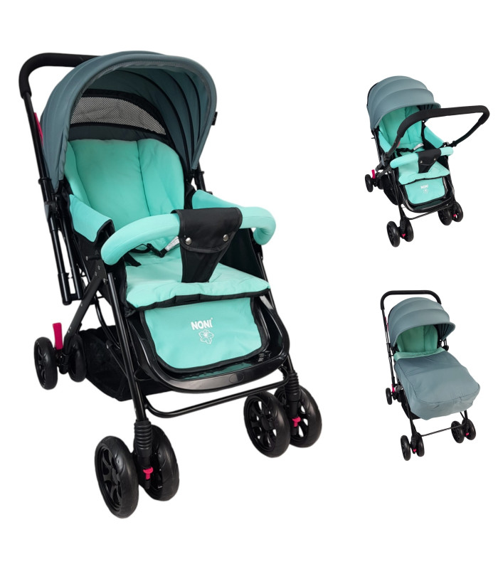 Carriola Para Bebe Asiento Con Posiciones, Reversible, Compacta