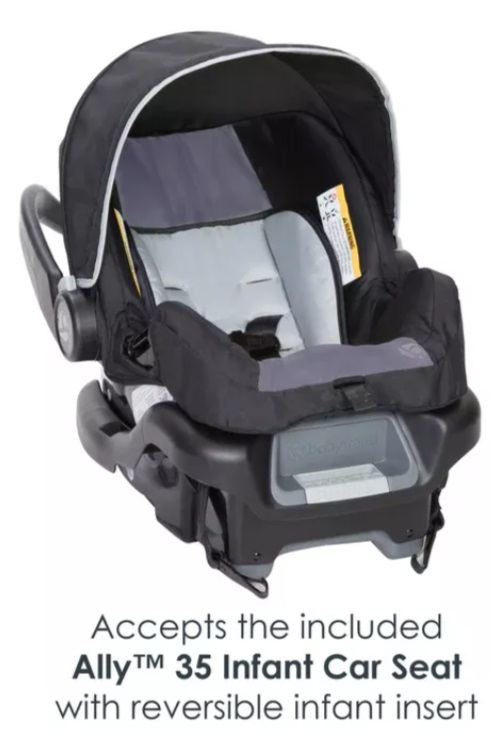 Foto 4 | Carriola para Bebé Baby Trend Pathway 35 Portabebe Para Auto Sprint Gris