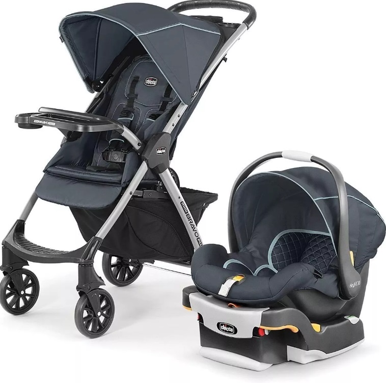 Chicco Carriola Mini Bravo Portabebe Con Base Midnight