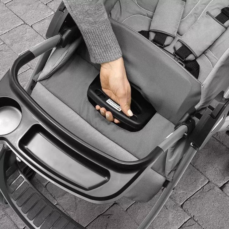 Foto 5 pulgar | Chicco Carriola Mini Bravo Portabebe Con Base Midnight