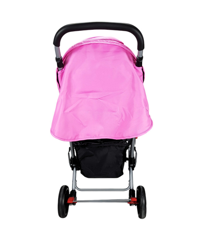 Foto 9 pulgar | Carriola Gemelar Para Bebe, Ruedas Con Freno, Plegable, Reclinable Rosa