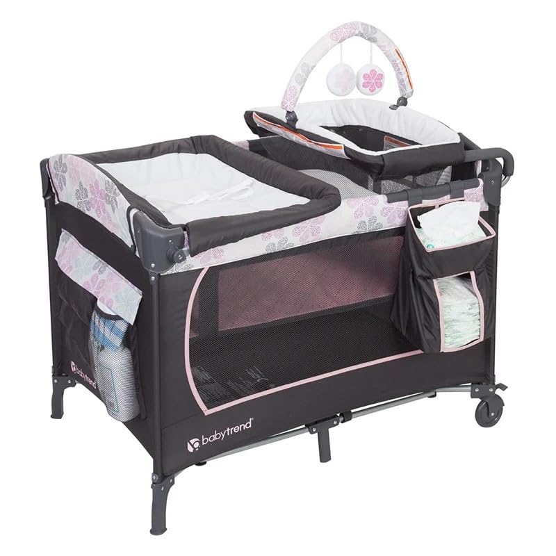 Nursery Center Baby Trend Lil Snooze Deluxe Floral Rain - Venta Internacional.