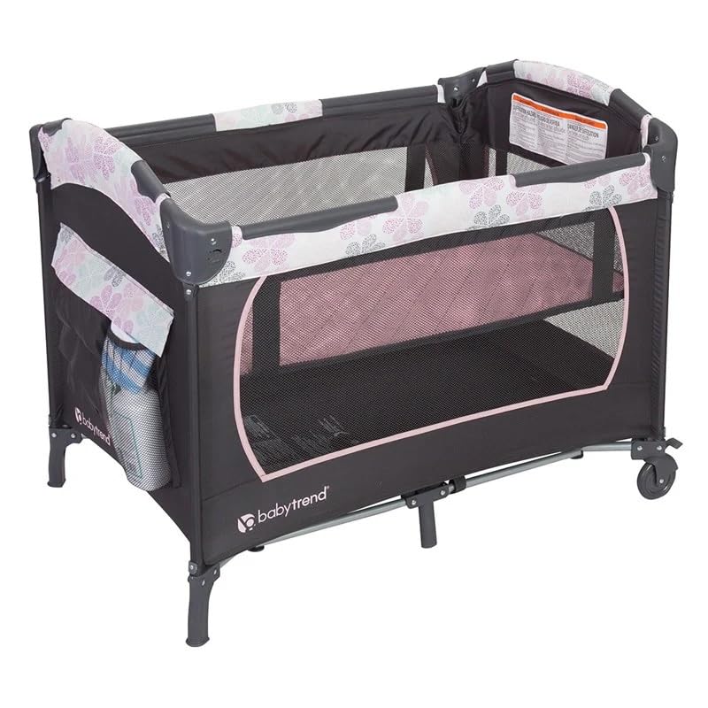 Foto 4 pulgar | Nursery Center Baby Trend Lil Snooze Deluxe Floral Rain - Venta Internacional.