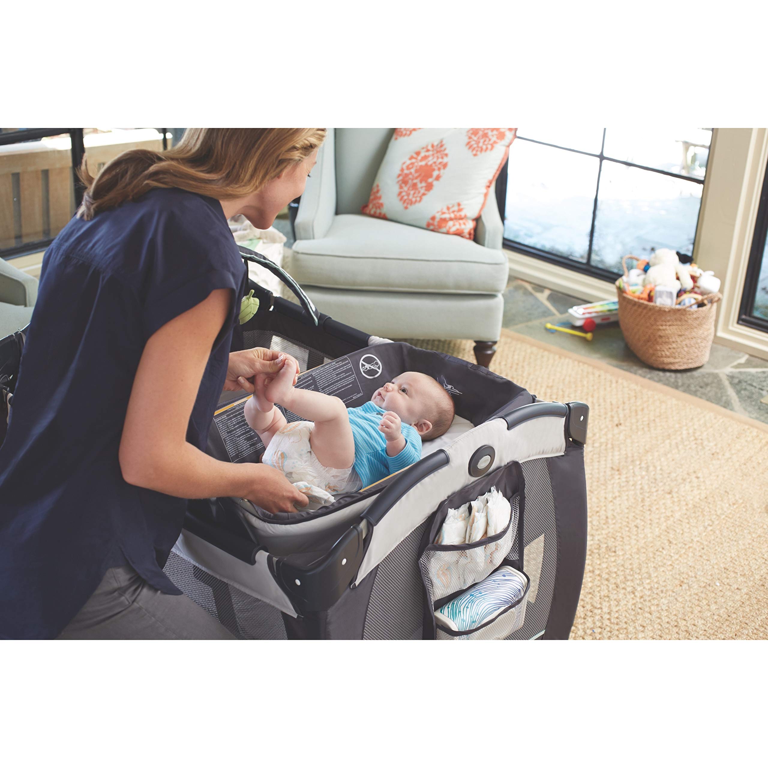 Foto 5 pulgar | Playard Graco Pack 'n Play Con Asiento Reversible Y Cambiador Lx - Venta Internacional.