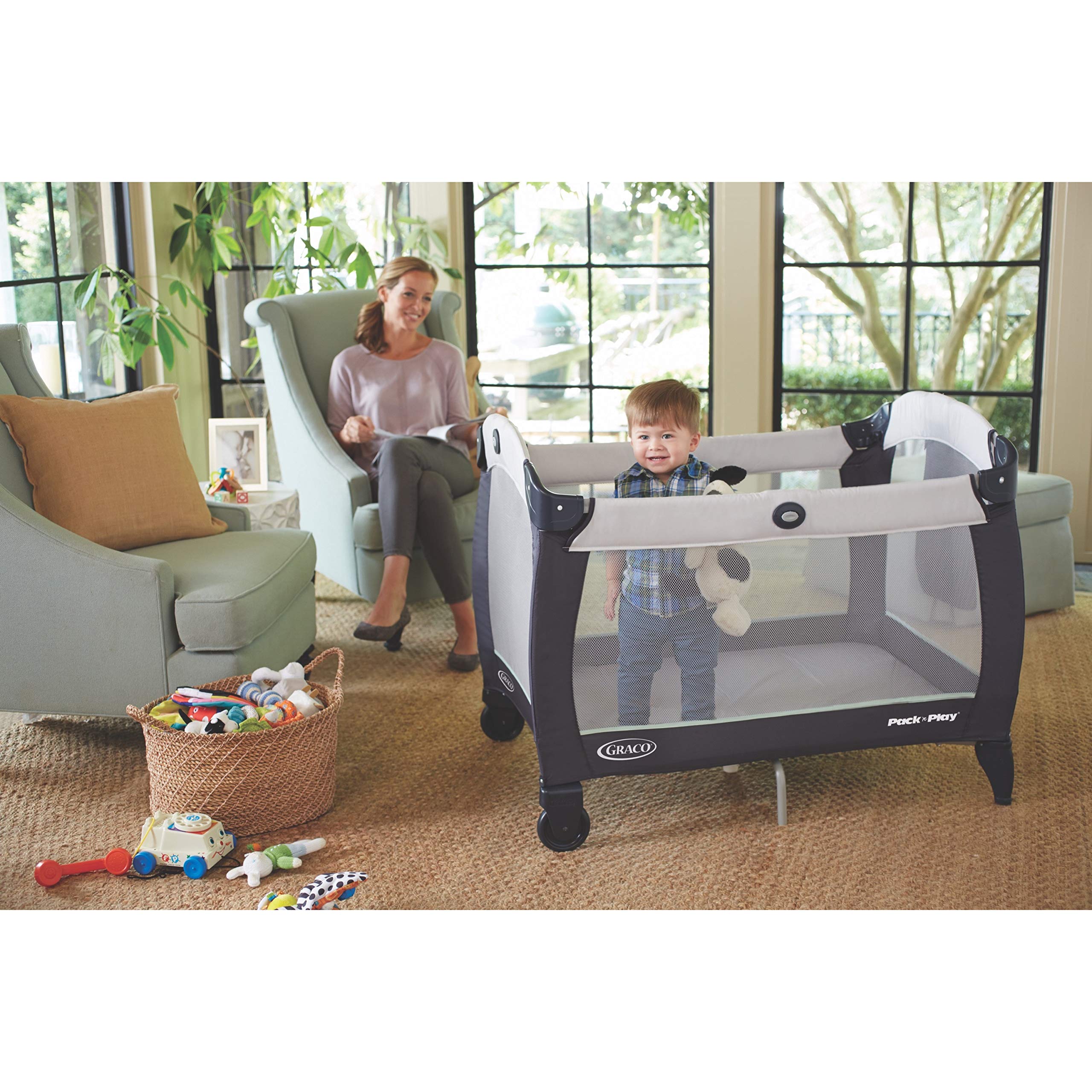 Foto 7 pulgar | Playard Graco Pack 'n Play Con Asiento Reversible Y Cambiador Lx - Venta Internacional.