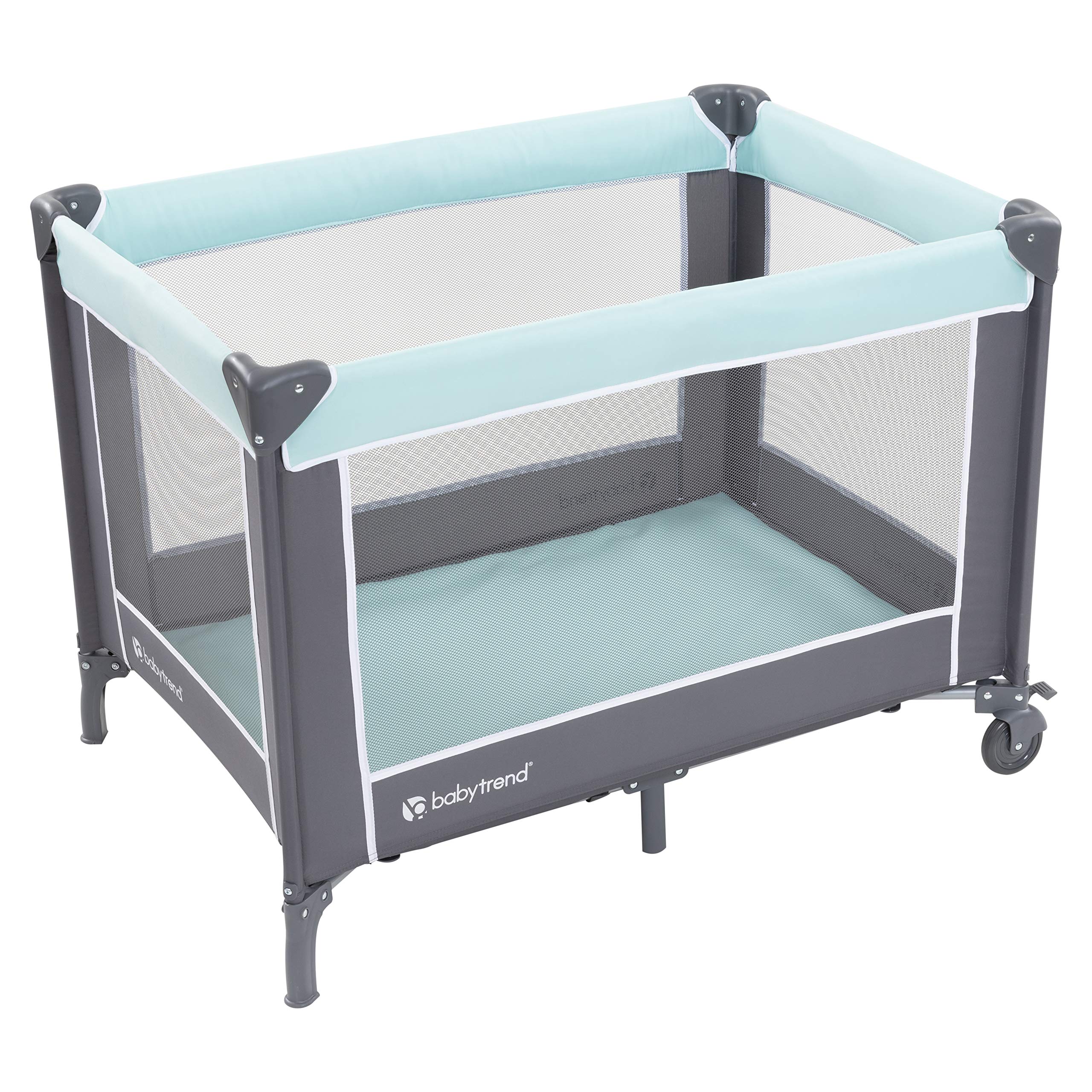 Foto 2 | Playard Portátil Baby Trend Twinkle Blue Con Ruedas De Bloqueo - Venta Internacional.