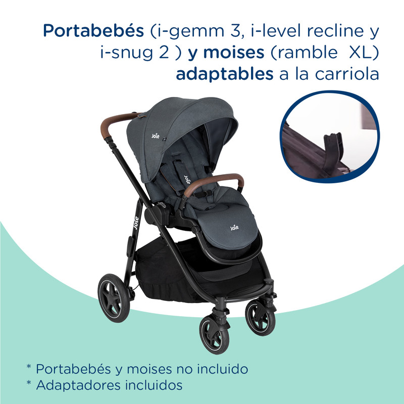 Foto 4 pulgar | Carriola Paseo Bebe Joie Versatrax Multifuncional Reversible Negro