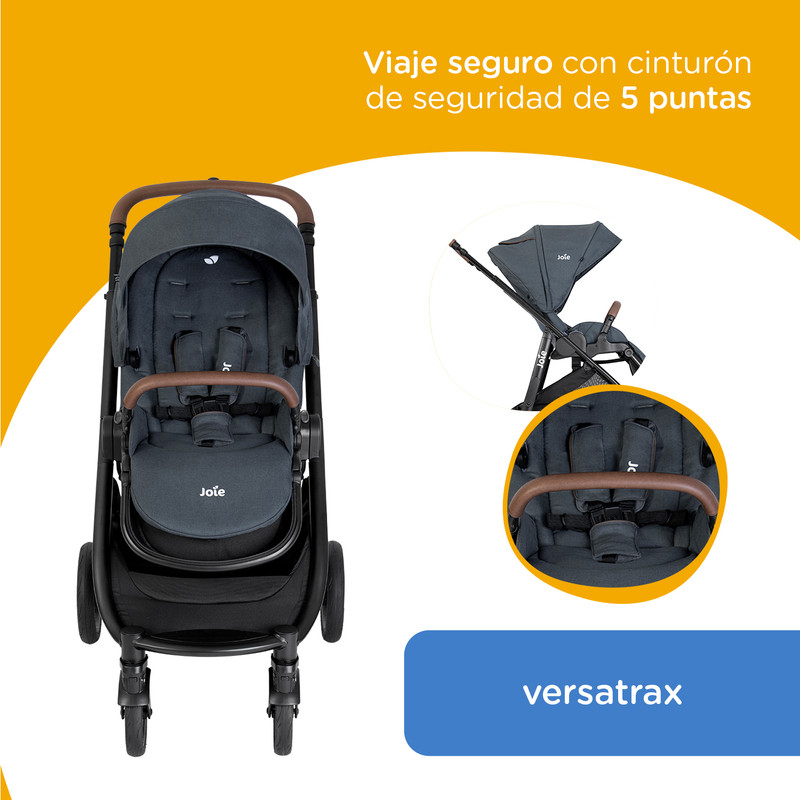 Foto 5 pulgar | Carriola Paseo Bebe Joie Versatrax Multifuncional Reversible Negro