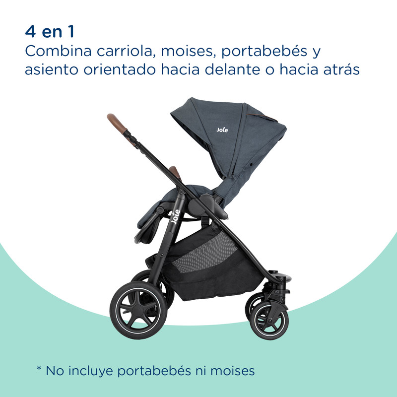 Foto 9 pulgar | Carriola Paseo Bebe Joie Versatrax Multifuncional Reversible Negro