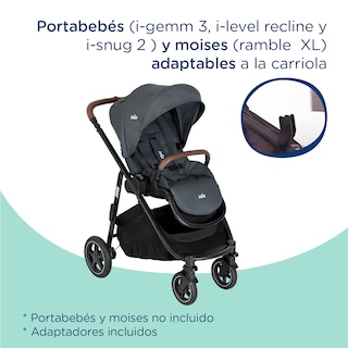 Foto 6 | Carriola Paseo Bebe Joie Versatrax Multifuncional Reversible Azul