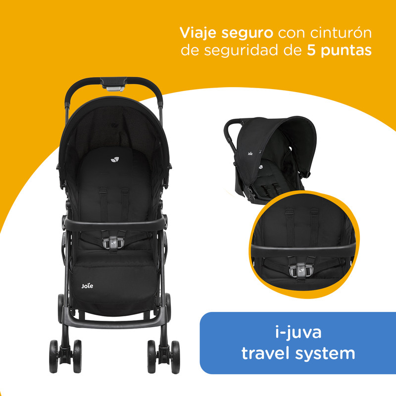 Foto 7 pulgar | Carriola Ijuva Portabebe Joie Travel System 3 Alturas Upf 50