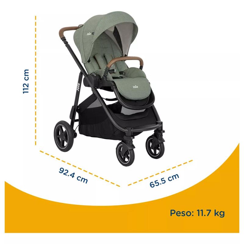 Foto 5 pulgar | Carriola Paseo Bebe Joie Versatrax Multifuncional Reversible Musgo