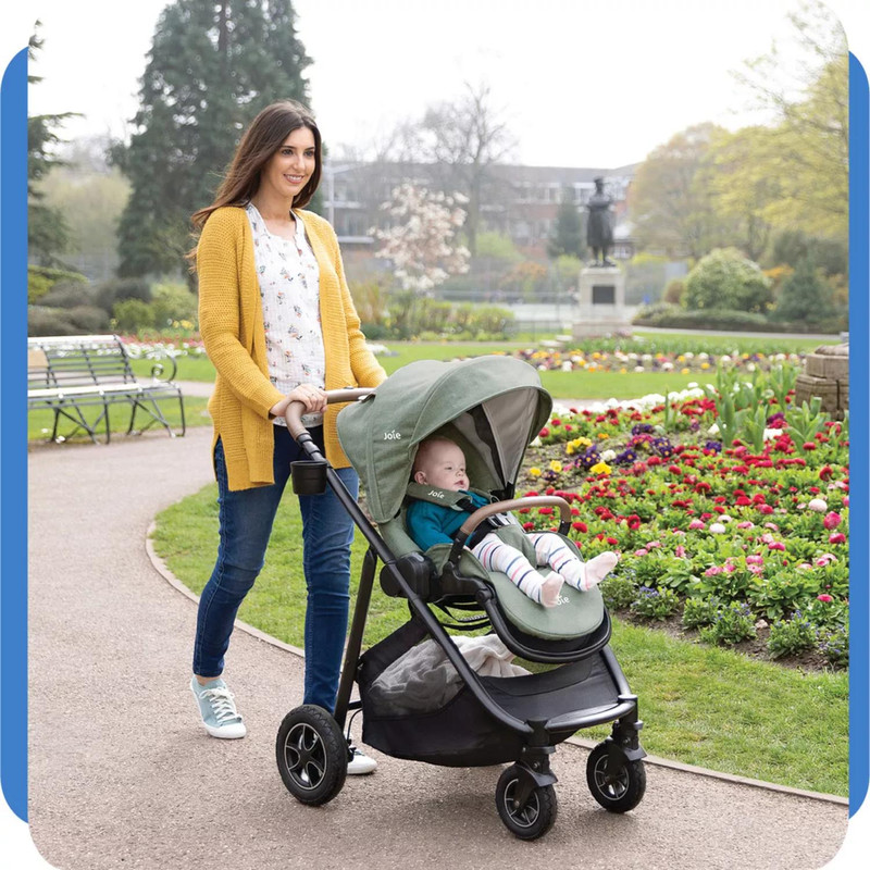 Foto 5 | Carriola Paseo Bebe Joie Versatrax Multifuncional Reversible Musgo