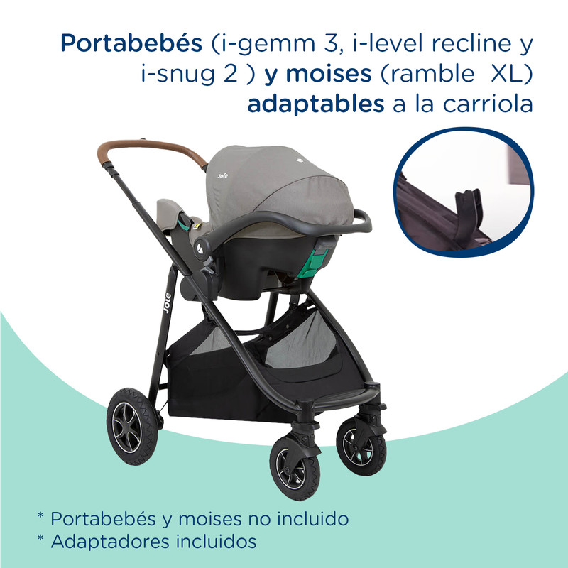 Foto 8 pulgar | Carriola Paseo Bebe Joie Versatrax Multifuncional Reversible Rosa