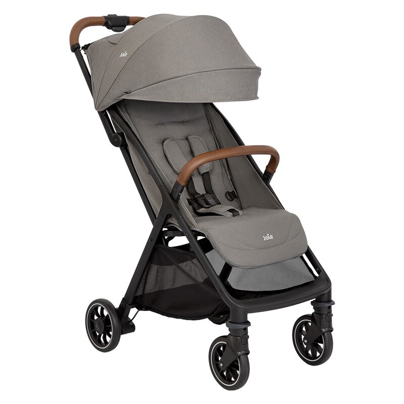 Carriola Pact Pro 3 En 1 Joie Reclinable Cinturón 5 Puntos Gris Obscuro $4,551