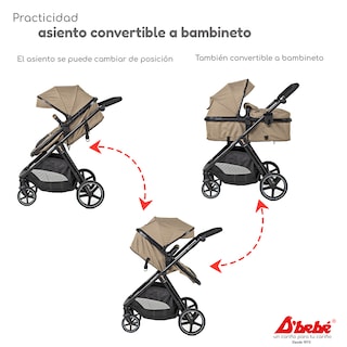 Foto 3 | Carriola Sistema de Viaje D'bebé King Beige