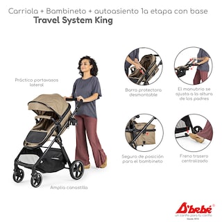 Foto 4 | Carriola Sistema de Viaje D'bebé King Beige