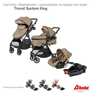Foto 7 | Carriola Sistema de Viaje D'bebé King Beige