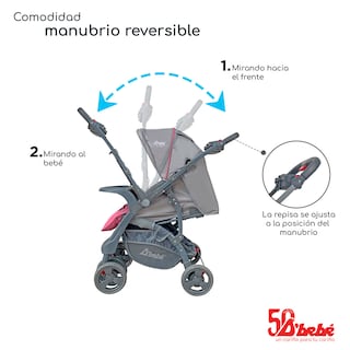 Foto 3 | Carriola Sistema de Viaje D'bebé Aventura Rosa