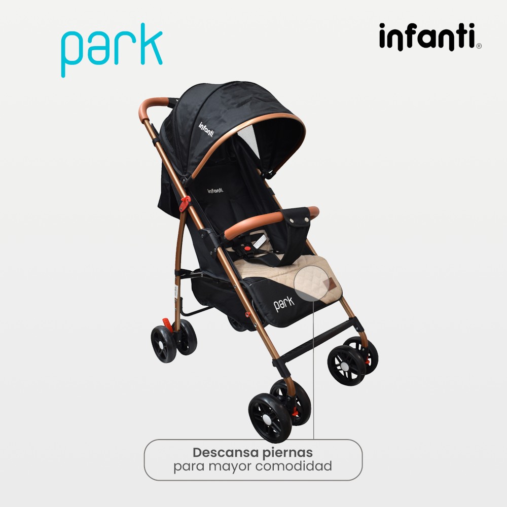 Foto 6 pulgar | Carriola Park Infanti Ligera y Plegable Beige