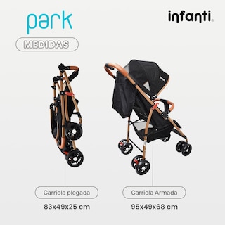 Foto 6 | Carriola Park Infanti Ligera y Plegable Beige