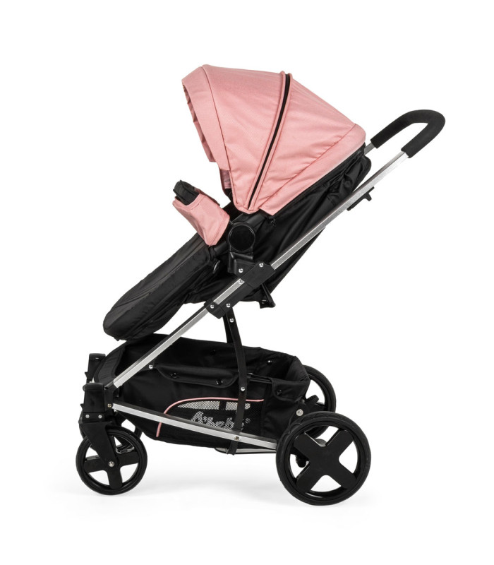 Foto 7 | Carriola de Viaje para Bebe Plegable con Portabebe Rosa