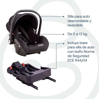 Foto 6 | Travel System Sunset Isofix Negro