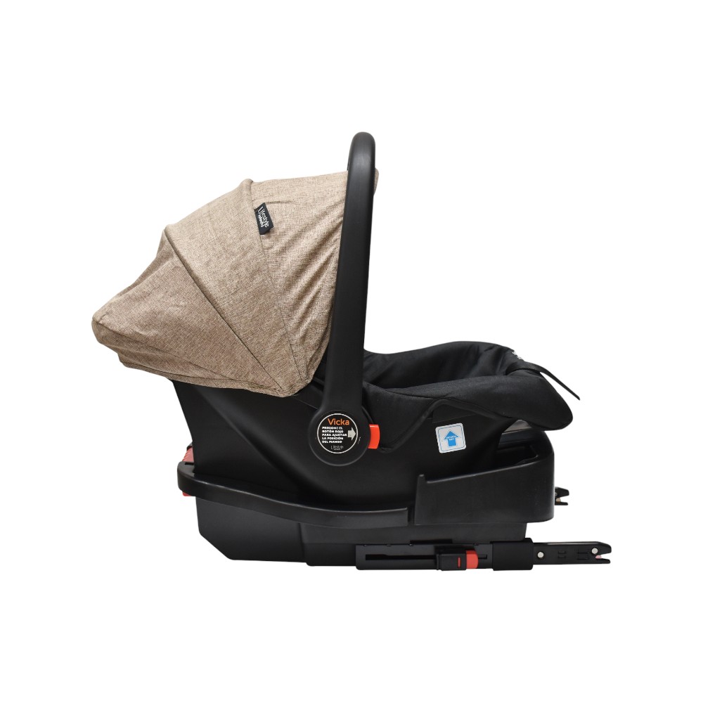 Foto 5 pulgar | Carriola Vicka Travel System Beige Lifestyle By Infanti Reversible Y Compacta