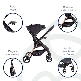 Foto 4 | Carriola City Reversible Negro