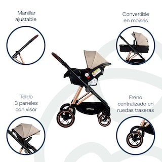 Foto 3 | Travel System Neo Beige