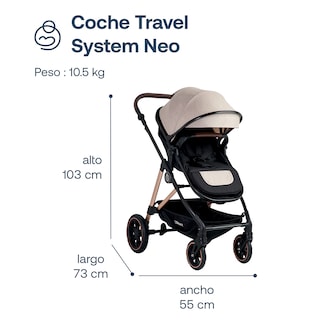 Foto 8 | Travel System Neo Beige