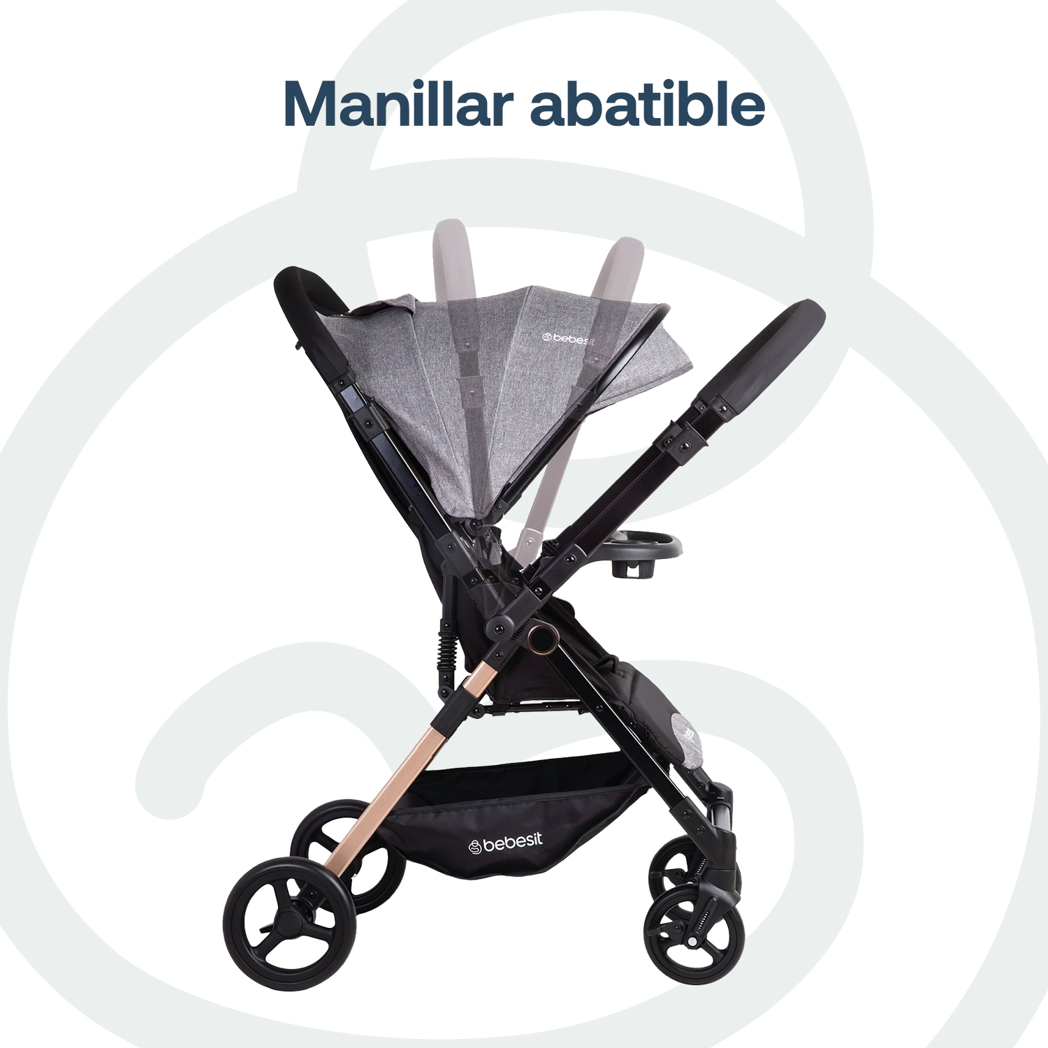 Foto 7 pulgar | Carriola City Reversible Gris