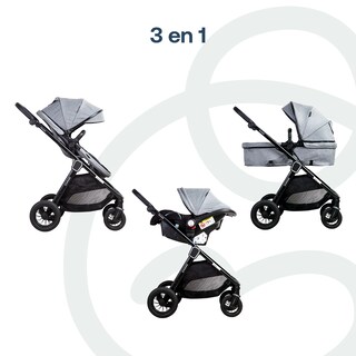 Foto 5 | Travel System Sunset Isofix Gris