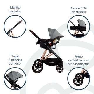 Foto 3 | Travel System Neo Gris