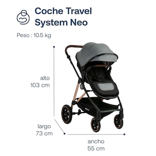 Foto 8 | Travel System Neo Gris