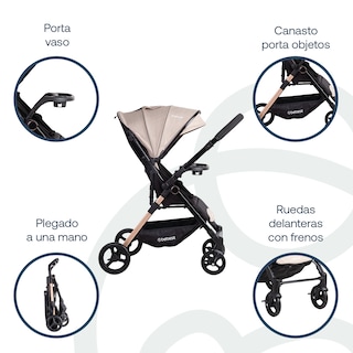 Foto 4 | Carriola City Reversible Beige