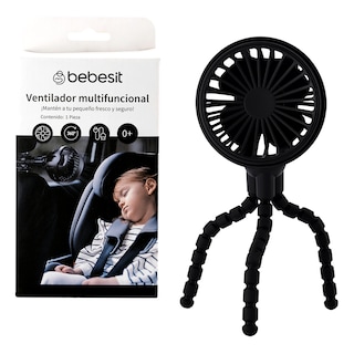 Foto 1 | Mini Ventilador Carriola Bebesit Trípode Flexible
